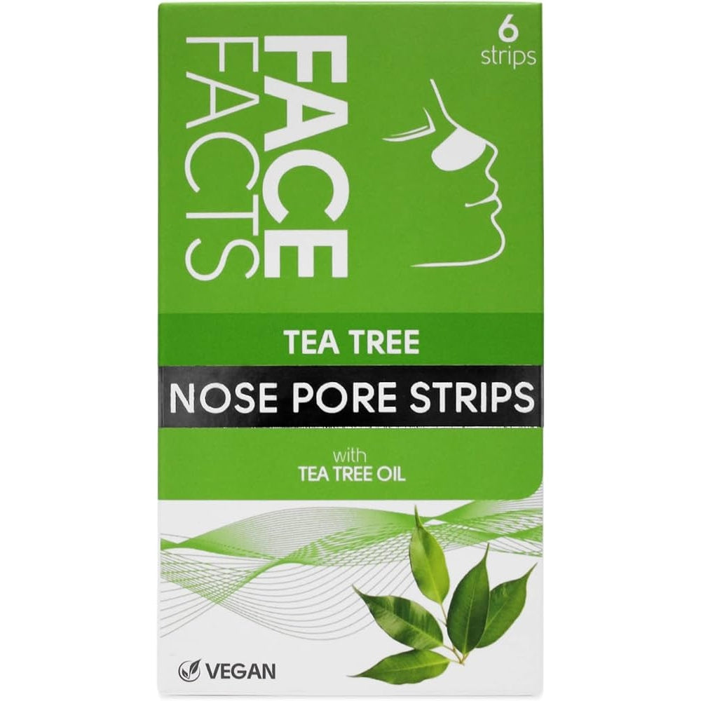 Face Facts Tea Tree Pore Cleansing Nose Strips - 6 Strips - Medaid