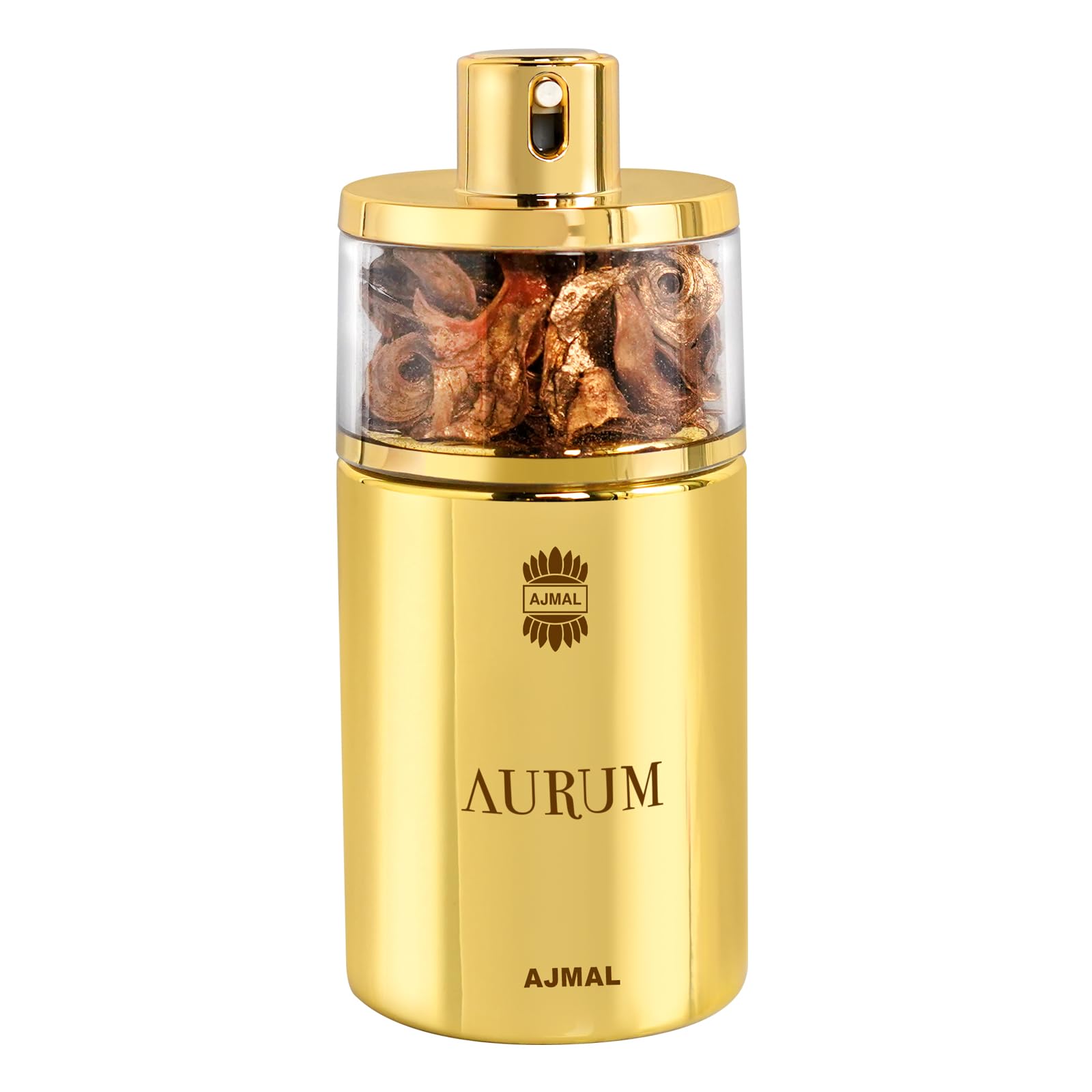 Ajmal Aurum Eau de Parfum 2.5 oz (75 ml) for Women | Fresh, Fruity & Floral Oriental Perfume with Amber, Musk & Vanilla | Long-Lasting Luxury Scent from Dubai - Medaid International