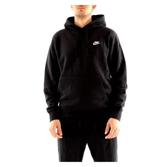 Nike Pull Over Hoodie, Black/Black/White, Medium - Medaid International