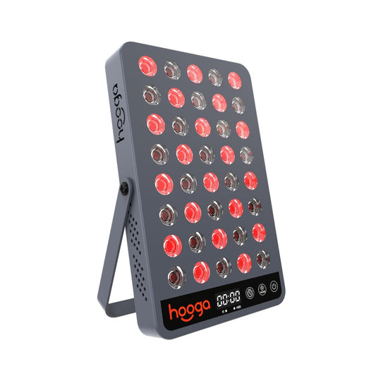 Hooga Red Light Therapy, 660nm 850nm Near Infrared Light Therapy with Timer, Built in Stand, Clinical Grade High Power Output for Skin Health, Pain Relief, Muscle Recovery, Performance. HG200 - Medaid International
