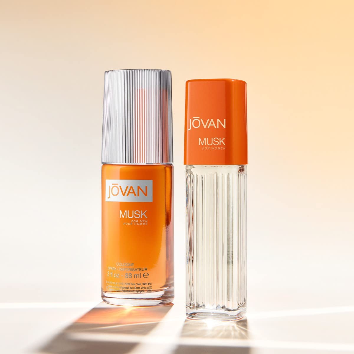 Jovan Musk for Men Eau de Cologne Spray 3 fl oz (Pack of 1), Notes of Carnation, Lavender, and Amber, Men's Fragrance, Long Lasting, Everyday Fragrance, Travel Size - Medaid International