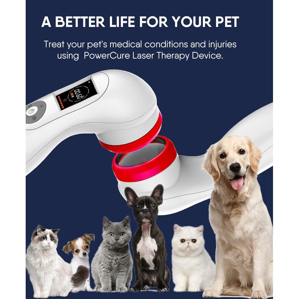 Cold Red Light Therapy Device LLLT 650nm & 808nm for Muscle Pain Relief, Face and Body Use for Humans and Pets - Medaid International