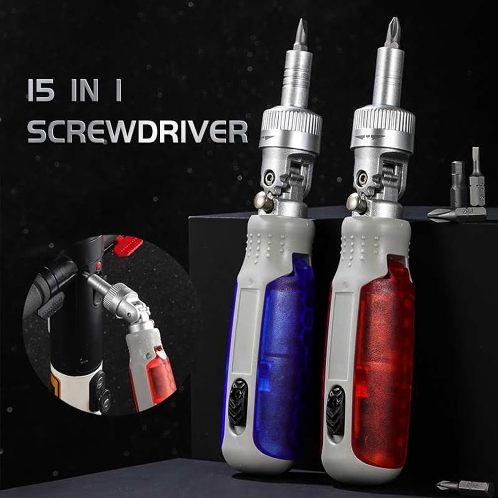 15 in 1 Magnetic Ratchet Screwdriver Set ‚Äì Multi-Angle Adjustable Tool Kit for DIY Repairs - Medaid International