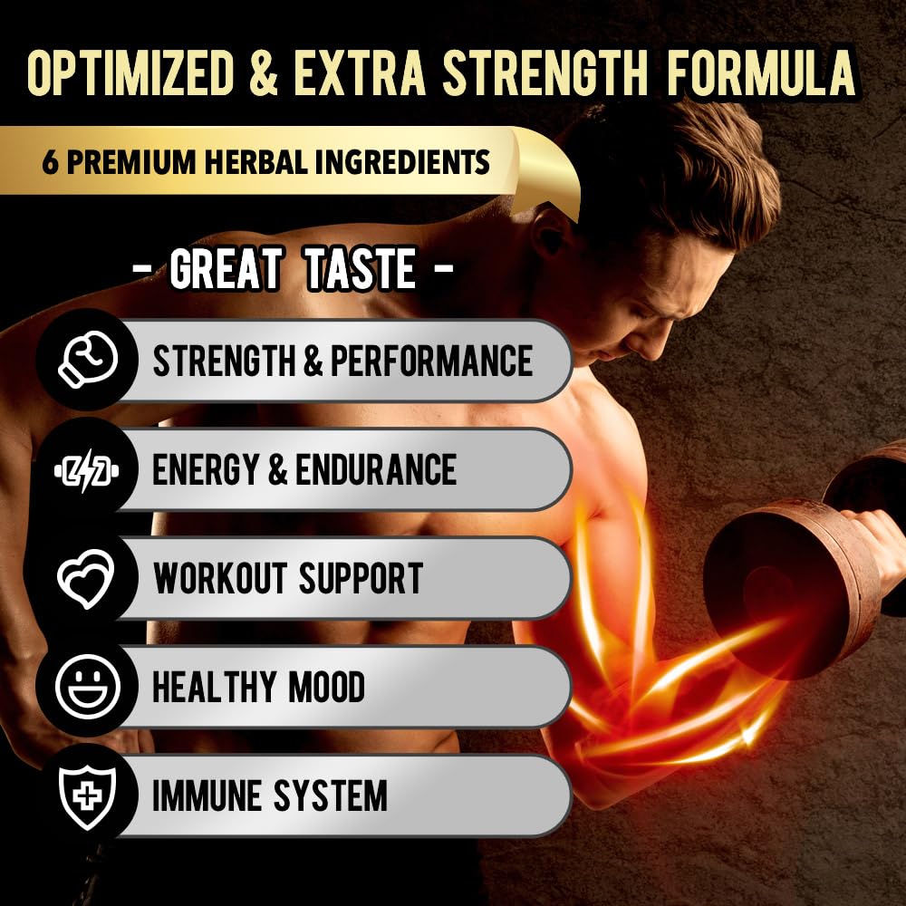 DAIKEN Peruvian Maca Root Powder Extra Strength 15,000 mg, Gelatinized Black, Red, Yellow Maca Blend with L-Arginine (2,500 mg) for Men and Women, Superior Absorption, Vegan, Lab Tested - 22 Packets - Medaid International