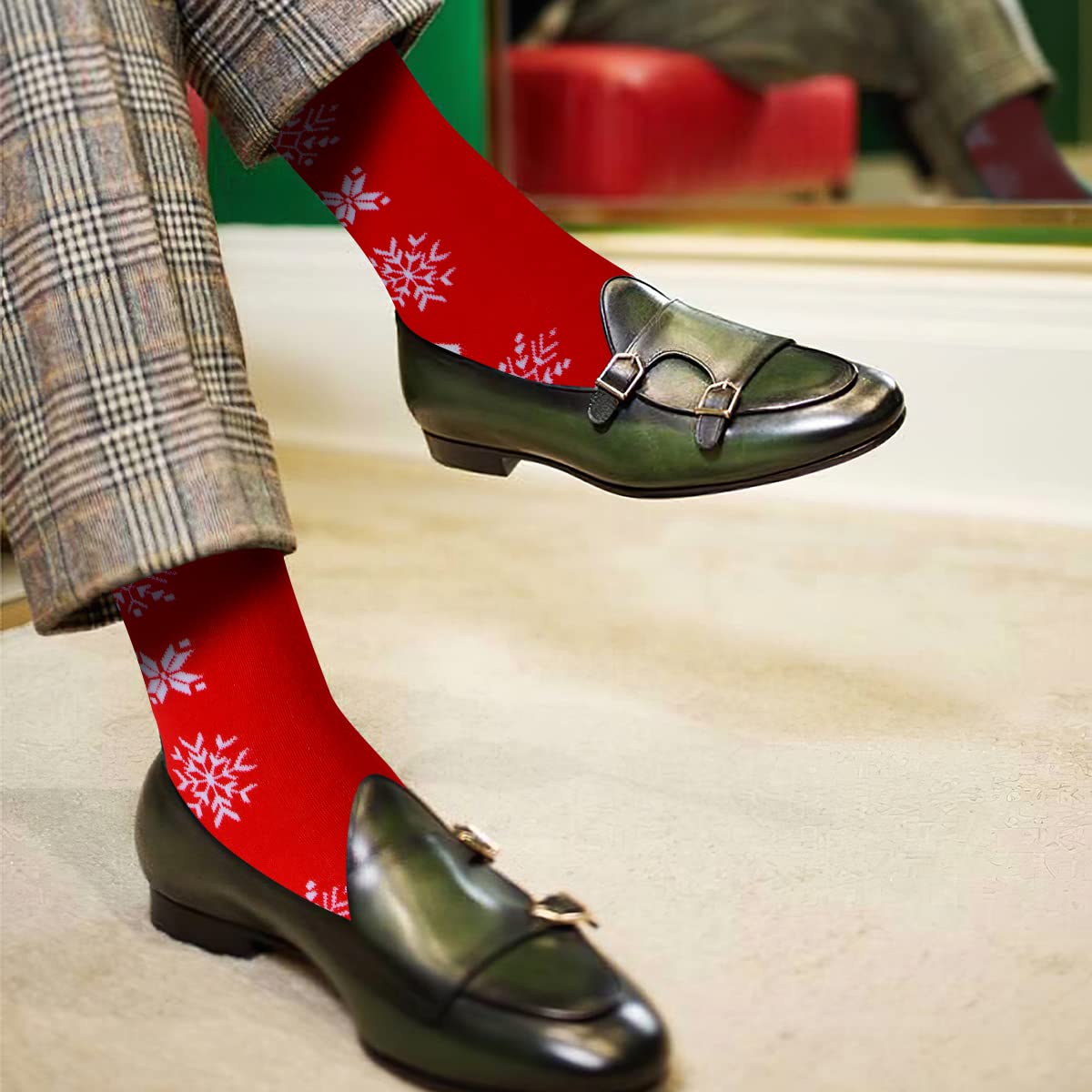 MarJunSep 15 Pairs Women's Christmas Socks Christmas Gifts Stocking Stuffers for Women Teens Adults Family Coworkers - Medaid International