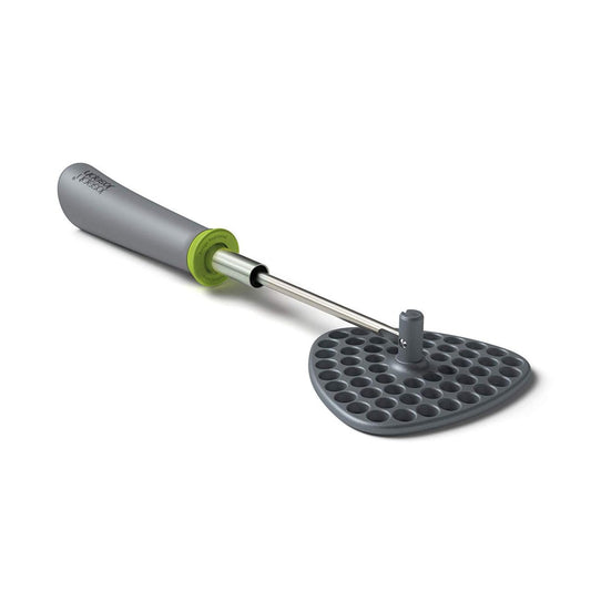 Joseph Joseph 10161 Delta Folding Potato Masher Stores Flat Space Saving Locking, One-Size, Gray/Green - Medaid International