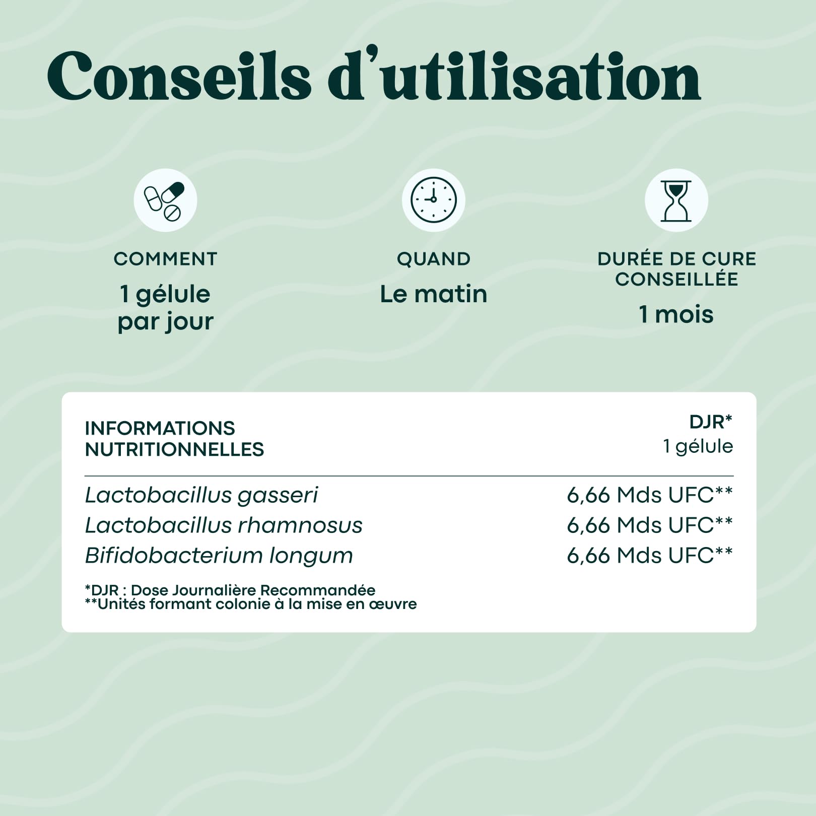 Probiotique Flore Intestinale, 20 Milliards UFC/Jour, Probiotiques Lactobacillus Gasseri + Rhamnosus + Bifidobacterium, Équilibre du Microbiote, 30 Gélules Vegan, Fabriqué en France - Medaid International