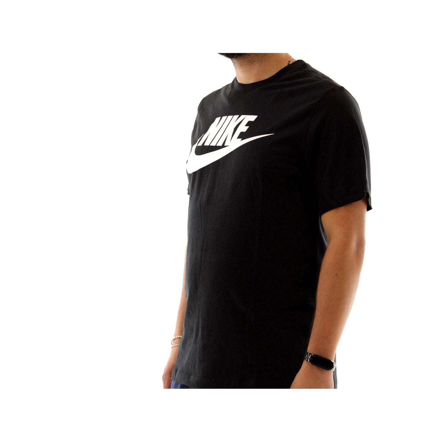 Nike Men's Sportswear Icon T-Shirt, Black/White, Large - Medaid International