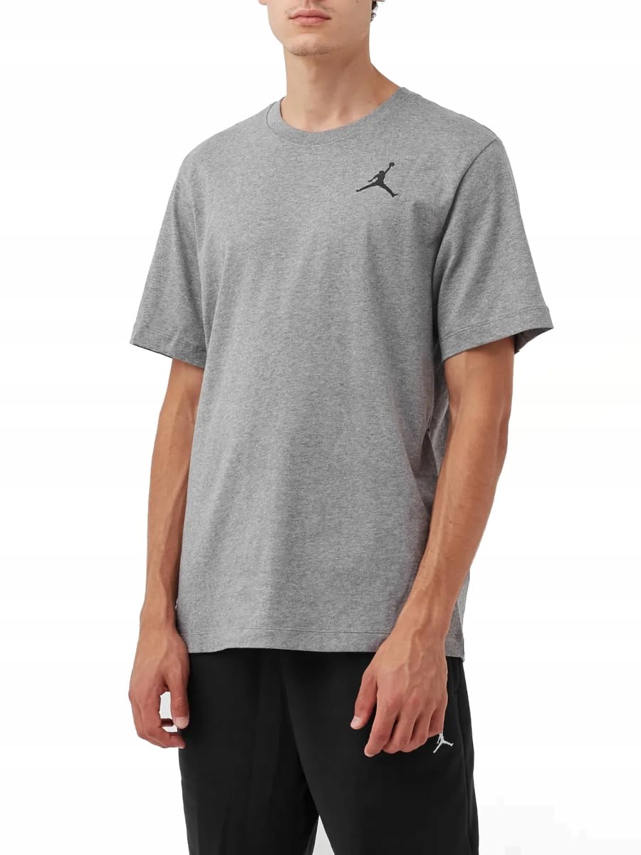 Jordan Carbon Heather/Black Jumpman T-Shirt - M - Medaid International