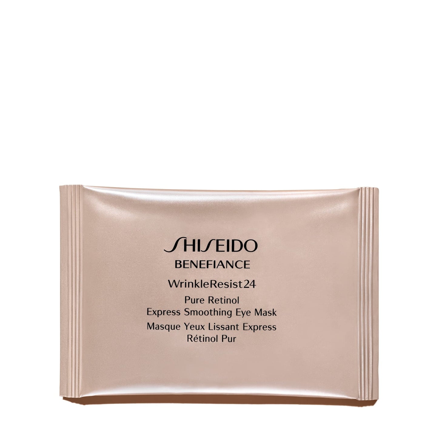 Shiseido Benefiance WrinkleResist24 - Pure Retinol Express Smoothing Eye Mask - 12 Sets of Two Eye Masks - Reduces Appearance of Wrinkles in 15 Minutes - Medaid International