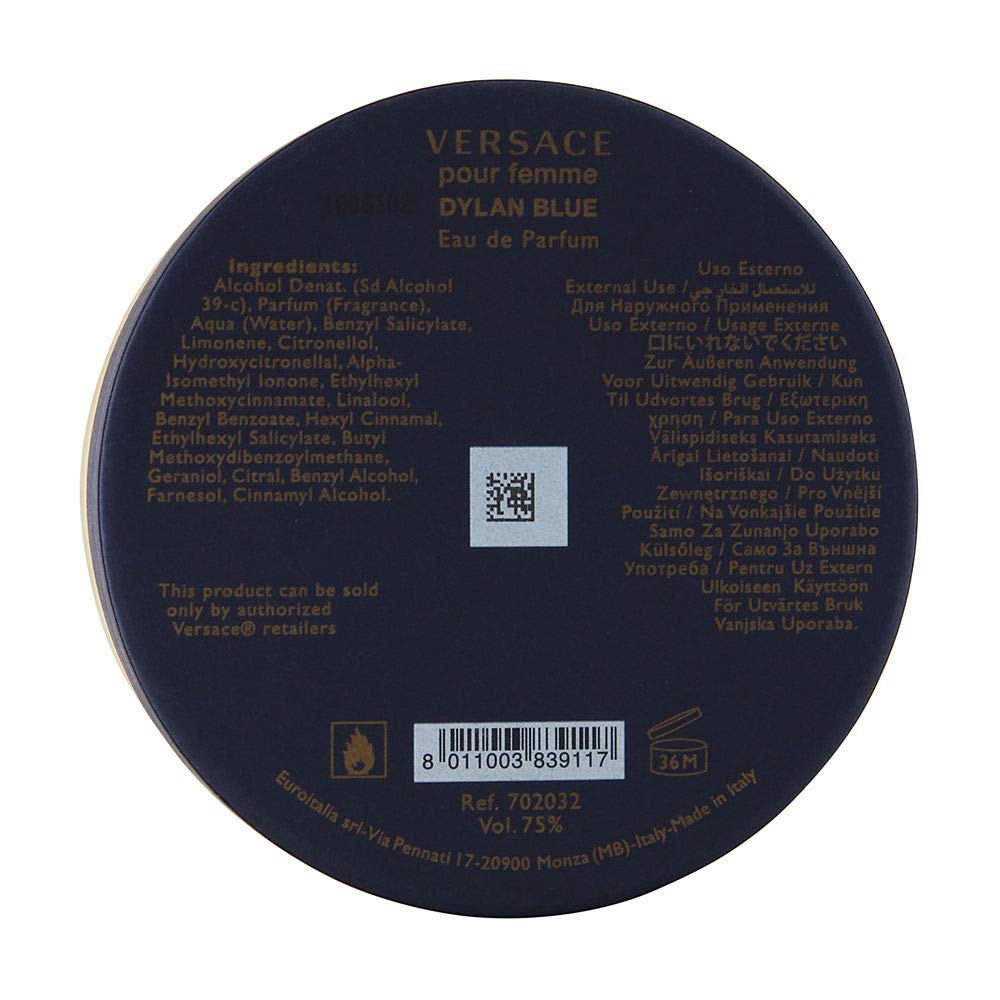 Versace Dylan Blue Pour Femme 3.4 oz Eau de Parfum Spray - Medaid International