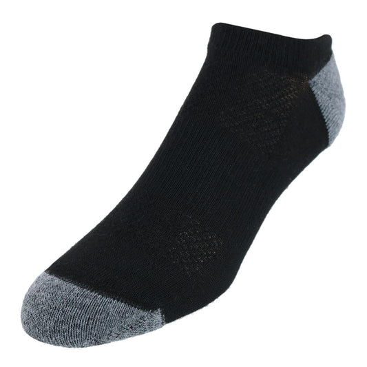 Hanes mens X-temp Lightweight No Show Socks, 12-pair Pack Casual Sock, Black, 6 12 US - Medaid International