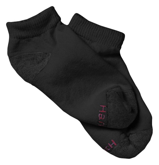 Hanes womens 10-pair Value Pack Low Cut athletic socks, Black, 5 9 US - Medaid International