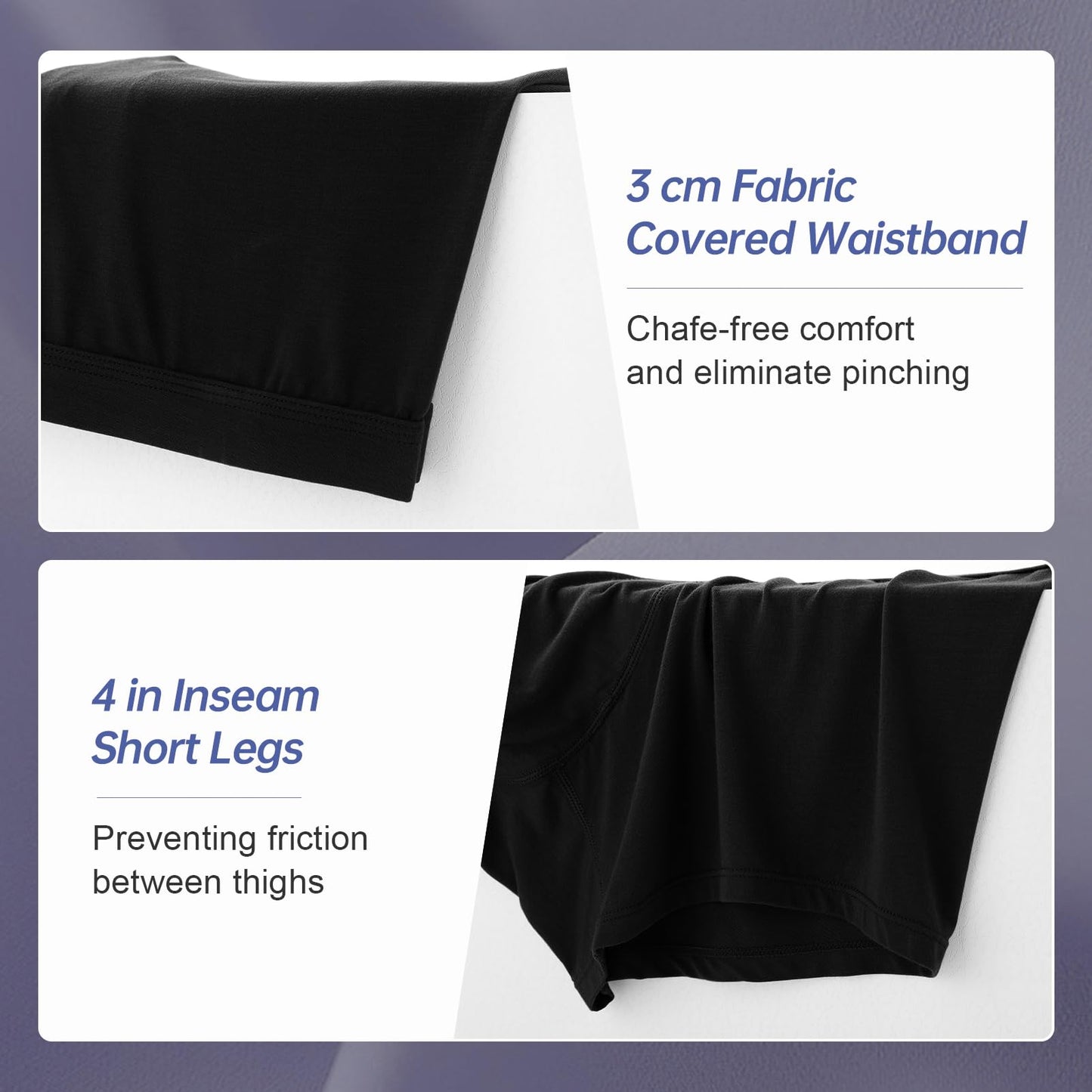 BAMBOO COOL Mens Underwear Trunks for Man Soft Waistband Open-fly Support Briefs(3 or 4 pack) - Medaid International