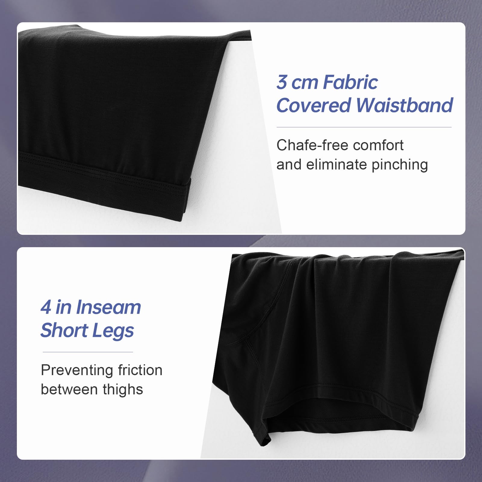 BAMBOO COOL Mens Underwear Trunks for Man Soft Waistband Open-fly Support Briefs(3 or 4 pack) - Medaid International