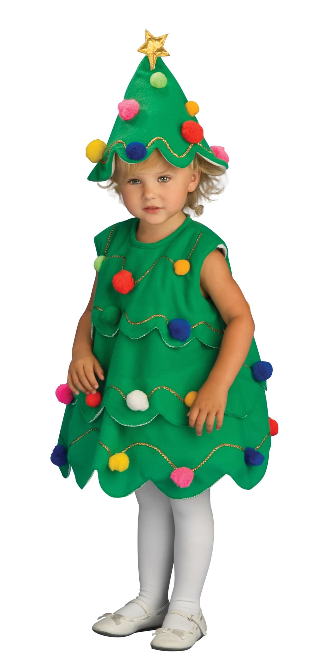 Rubies Lil Christmas Tree Costume for Kids, Unisex Small - Medaid International