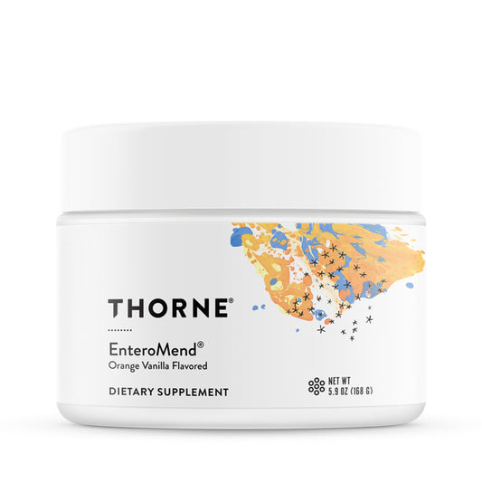 THORNE - EnteroMend - Botanical and Amino Acid Formula to Support Intestinal Health* - Orange Vanilla Flavor - 5.9 Oz - Medaid International