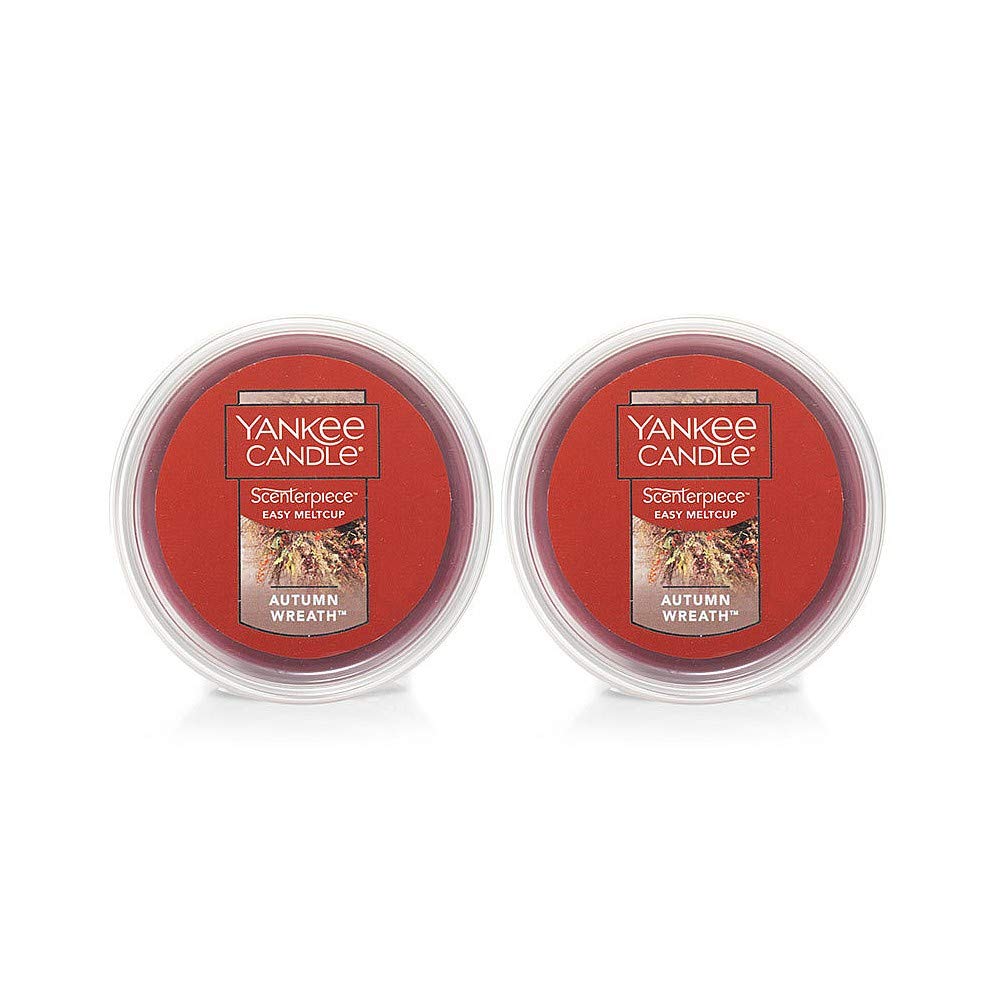 Yankee Candle 2 Pack of Autumn Wreath Scenterpiece Easy Meltcup - Medaid International