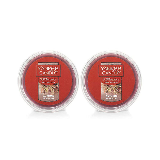 Yankee Candle 2 Pack of Autumn Wreath Scenterpiece Easy Meltcup - Medaid International