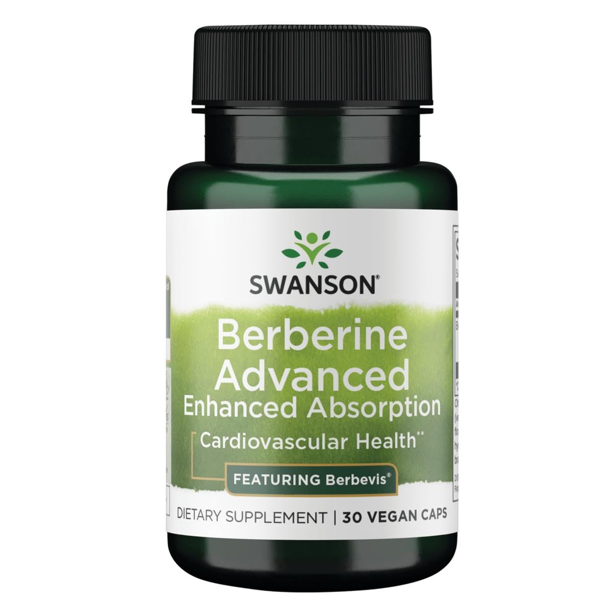 Swanson Berberine Advanced Enhanced Absorption - Featuring Berbevis 550 mg 30 Veg Caps - Medaid International
