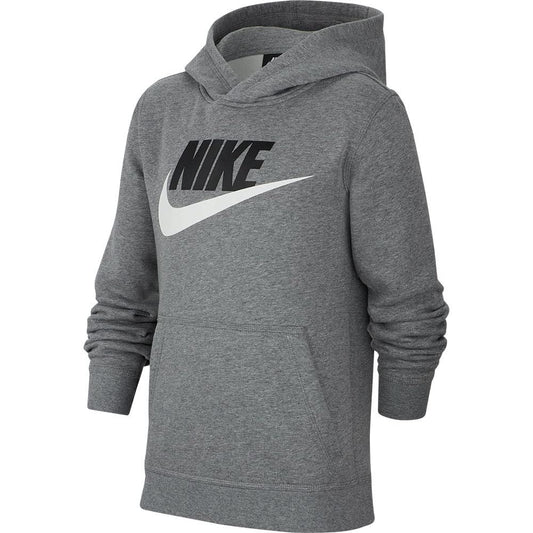 Nike Boys Sportswear Club+ Hbr Pullover Hoodie (US, Numeric, 6, Regular, Carbon Heather) - Medaid International