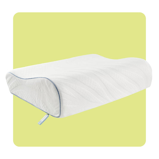 SEALY Dreamlife Standard Size Contour Memory Foam Pillow with Surface Guard Technology, Removable Machine-Washable Cover, 1 Year Limited Warranty - Medaid International