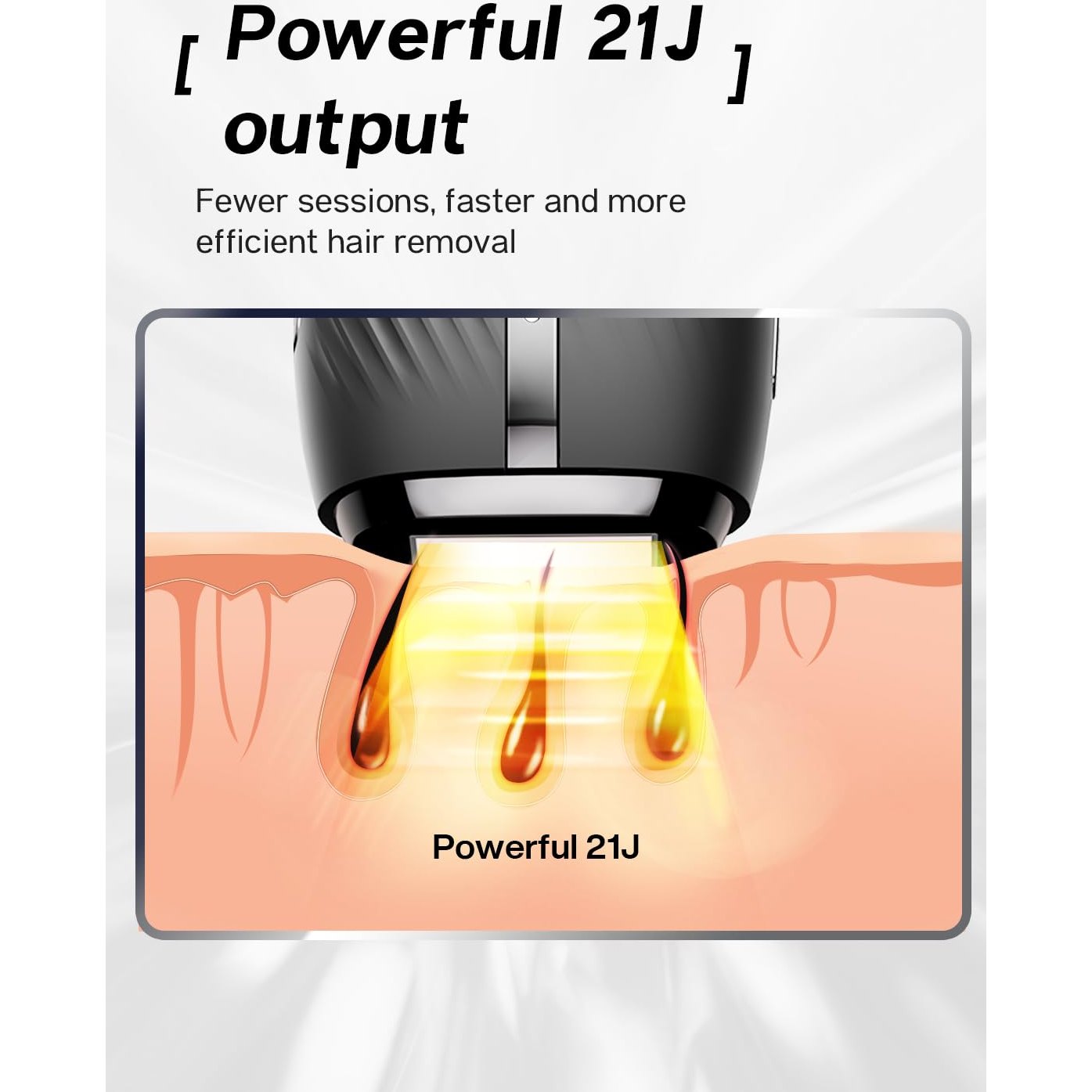 Blex Laser Hair Removal for Women and Men, IPL Hair Removal Device Effective in 2 Weeks, with Ultra-Fast 0.2s Light Emission, Comfortable and Painless, Black - Medaid International