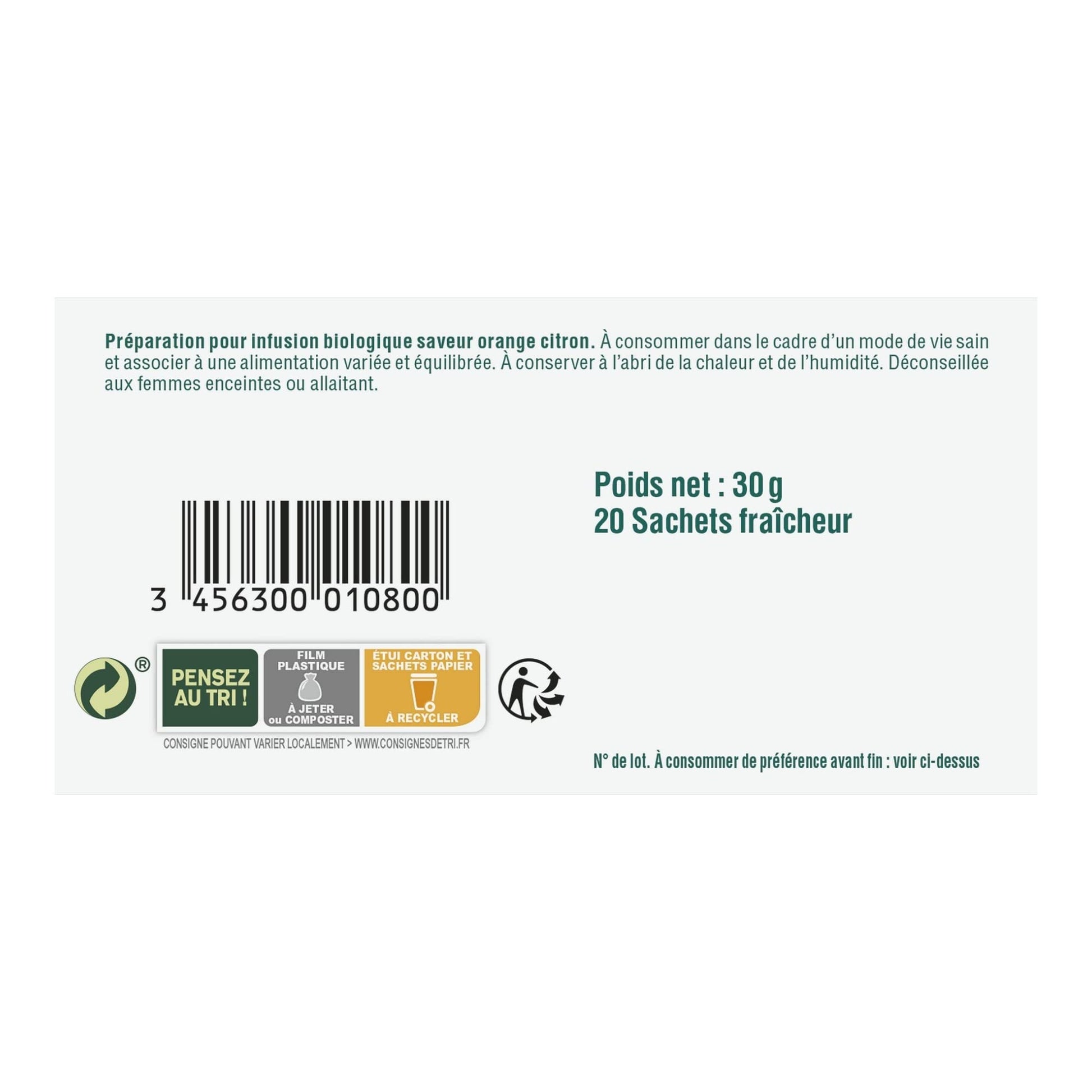 Biosens - Infusion Draineur intense - Cassis, Frêne et Sureau - Certifié Bio AB - Fabriqué en France - 20 sachets - Medaid International