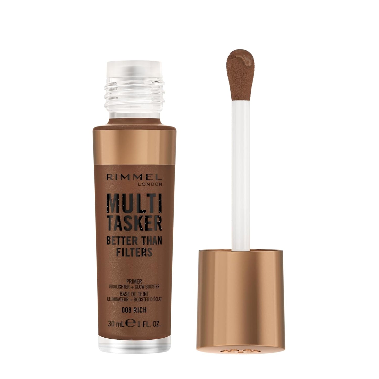 Rimmel Multi Tasker Better Than Filters Primer + Highlight + Glow Booster - Medaid