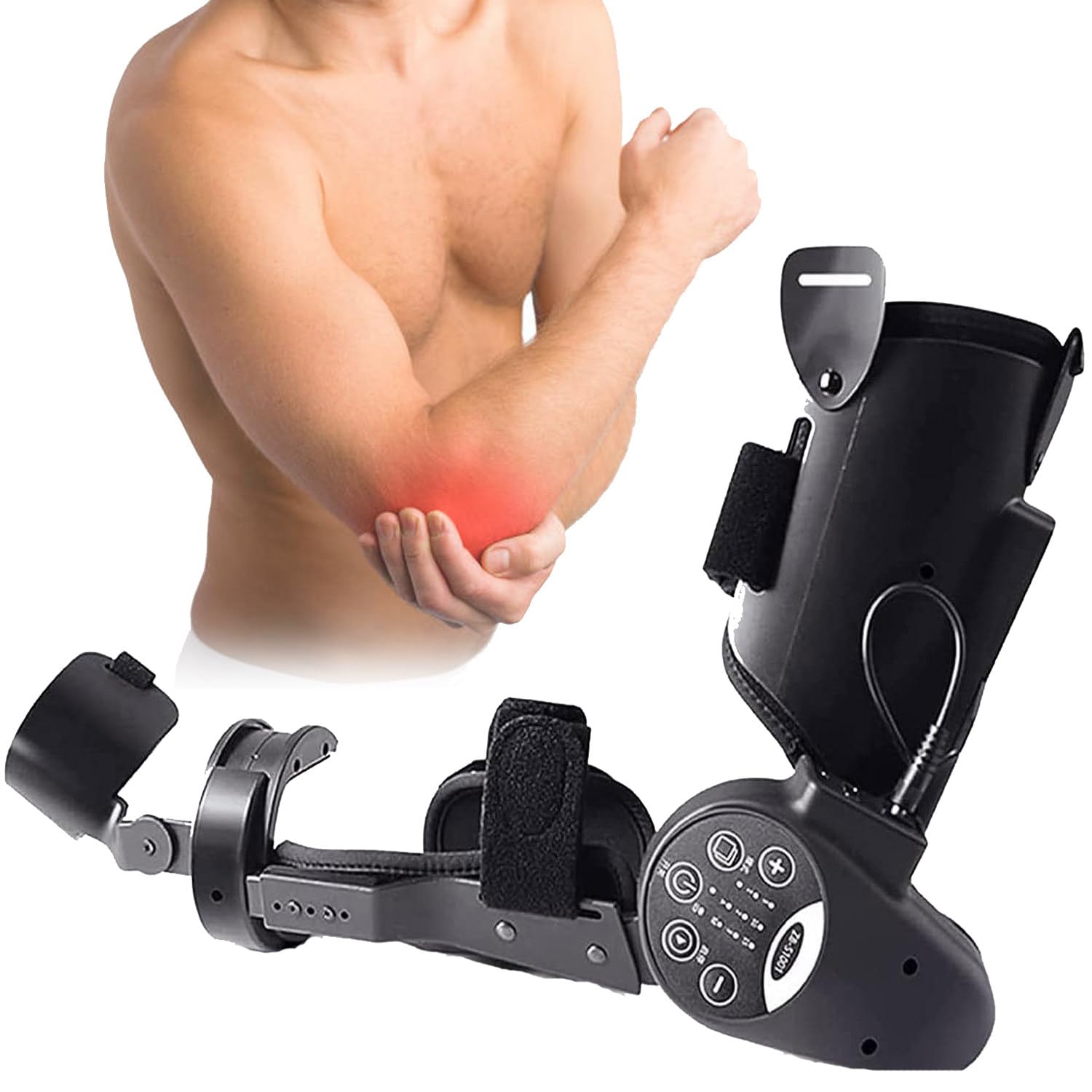 GBHJJ Electric Elbow Joint Rehabilitation Device, Hemiplegia Arm Rehabilitation Elbow Protector Stretch Out Trainer, Stroke Wrist Training Help Your to Complete The on Its Own,Left - Medaid International