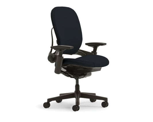 Steelcase Leap Office Chair Seven – Points of Adjustability – Ergonomic Back Support Chair – Lumbar Support – 4D Adjustable Arms – Black Frame – Onyx - Medaid International
