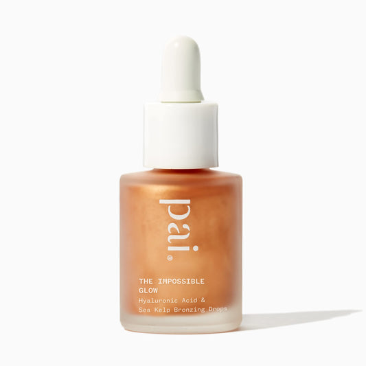 Pai Skincare - The Impossible Glow Organic Hyaluronic Acid + Sea Kelp Glow Drops | Natural, Vegan, Sensitive Skincare (Bronze, 0.34 fl oz | 10 ml) - Medaid International