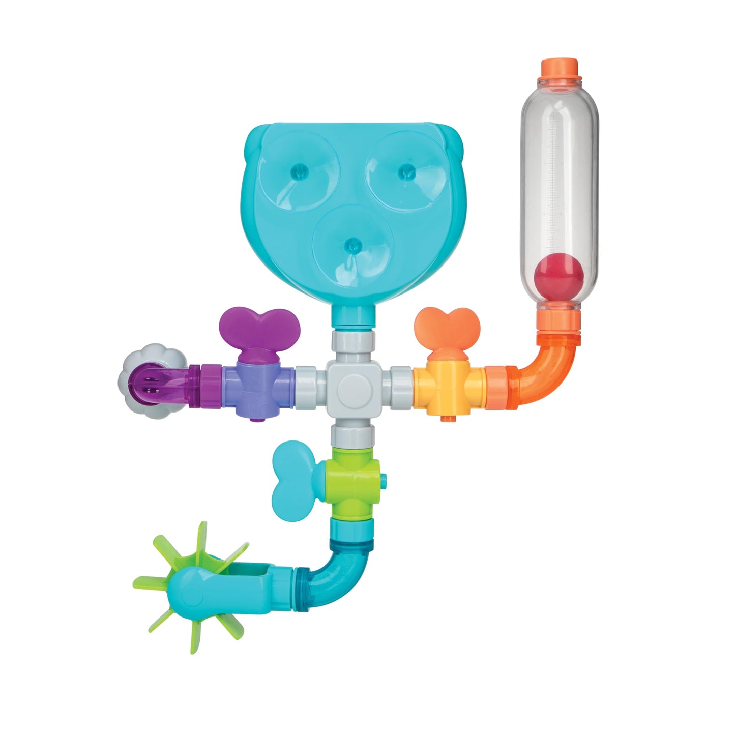 Nuby Wacky Waterworks Pipes Bath Toy - Baby Bathtub Toy with Interactive Features for Cognitive Development - Medaid International
