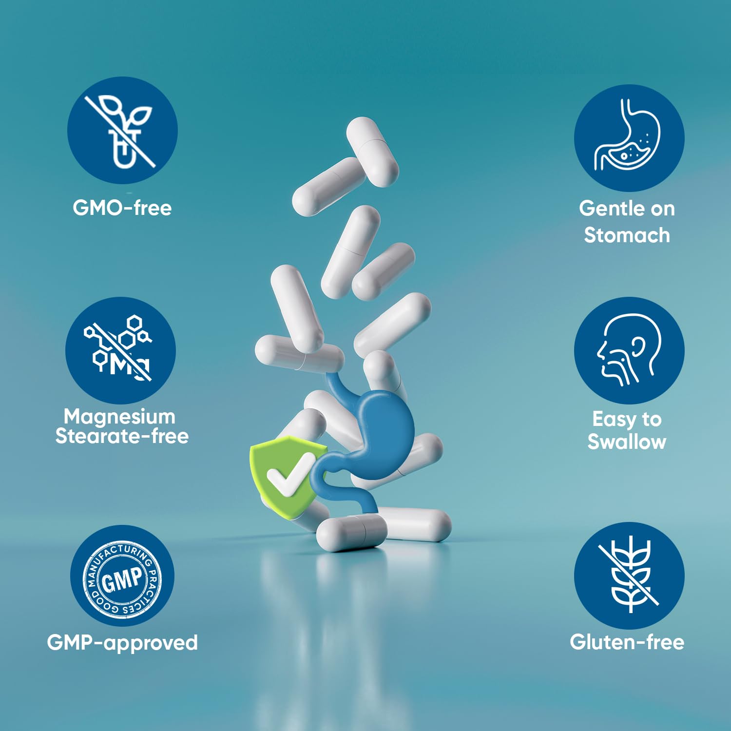 WeightWorld Bio Cultures Complex - Probiotic for Women & Men - Third-Party Lab Tested - 120 Vegan Capsules (2 Months Supply) - 60 Billion CFU with 20 Probiotic Strains - Vegan, Non-GMO & Gluten-Free - Medaid International