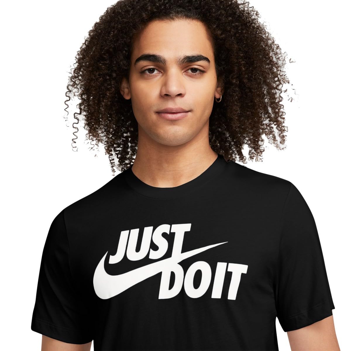 Nike Men's Sportswear JDI T-Shirt, Black/White, Large - Medaid International