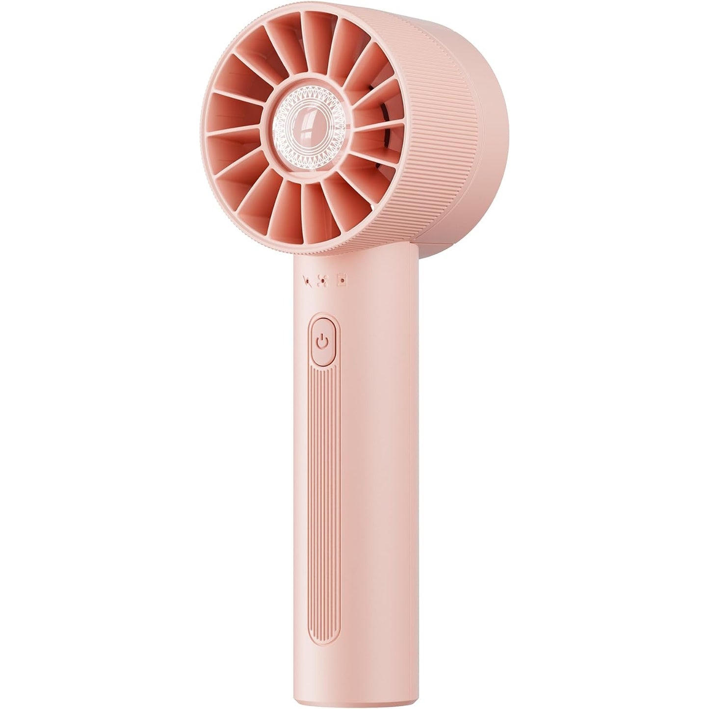 Portable Fan, Mini Handheld Turbo Fan, 4 Speed High Velocity Personal Fan [Max 16H Cooling Time], Rechargeable Purse Fan Travel Essentials Must Haves for Vacation/Beach/Trip Pink - Medaid