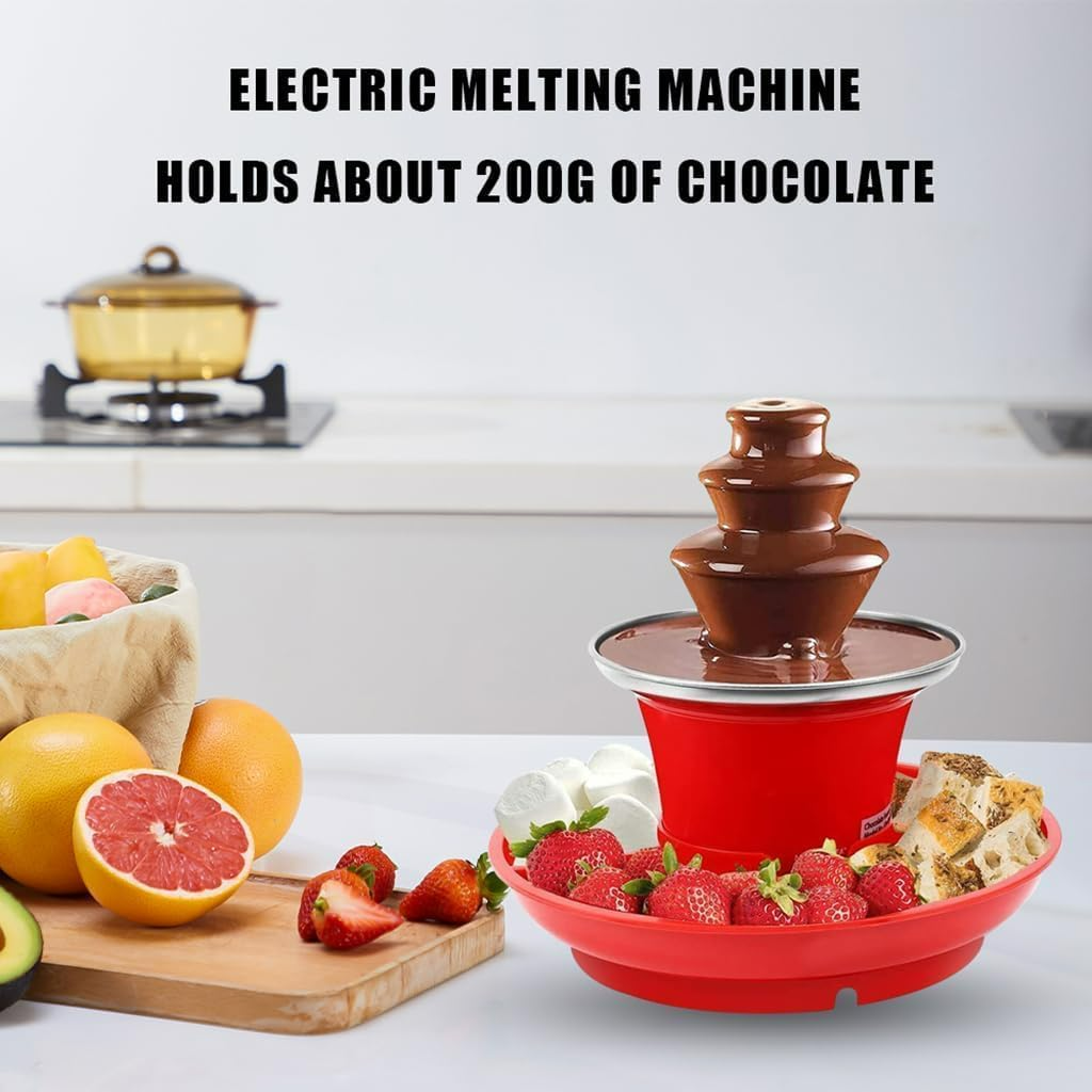 Chocolate Fountain Machine, Mini Fondue Set - Medaid International