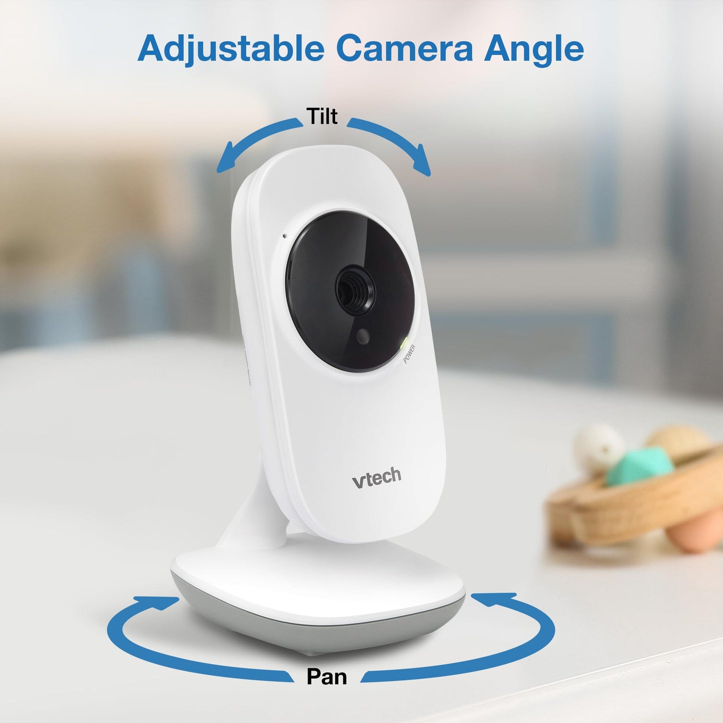 VTech VM819 Baby Monitor with Camera and Audio, 2.8” Screen Portable Baby Camera, Night Vision, 2-Way Audio, Temperature Sensor and Lullabies, Secure Transmission No WiFi, Ideal for Baby/Elderly/Pet - Medaid International