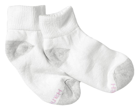 Hanes Womens Value, Ankle Soft Moisture-wicking Socks, Available In 10 And 14-packs Athletic-socks, White - 10 Pack, 5-9 US - Medaid International