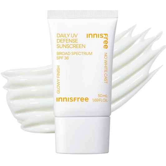 Innisfree Daily UV Defense SPF 36 – Korean Face Sunscreen, Invisible Finish, Broad Spectrum, No White Cast, Lightweight, Hydrating - Medaid International