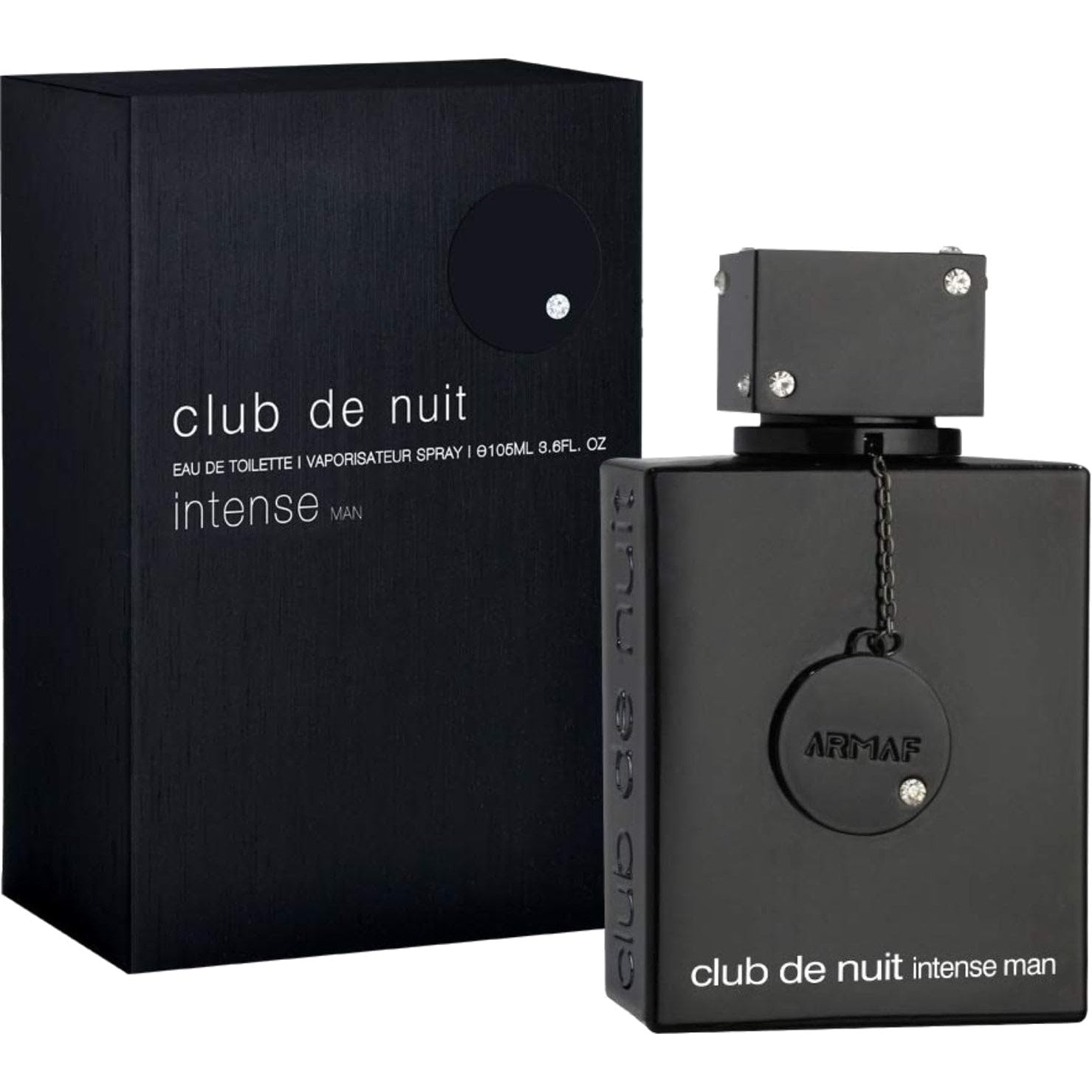 ARMAF club de nuit intense Man EDT Men New in Box, Black , 3.6 Fl Oz - Medaid International