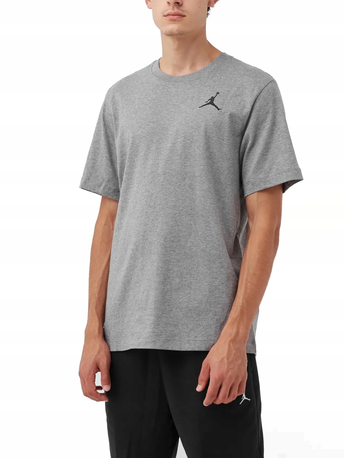 Jordan Carbon Heather/Black Jumpman T-Shirt - M - Medaid International