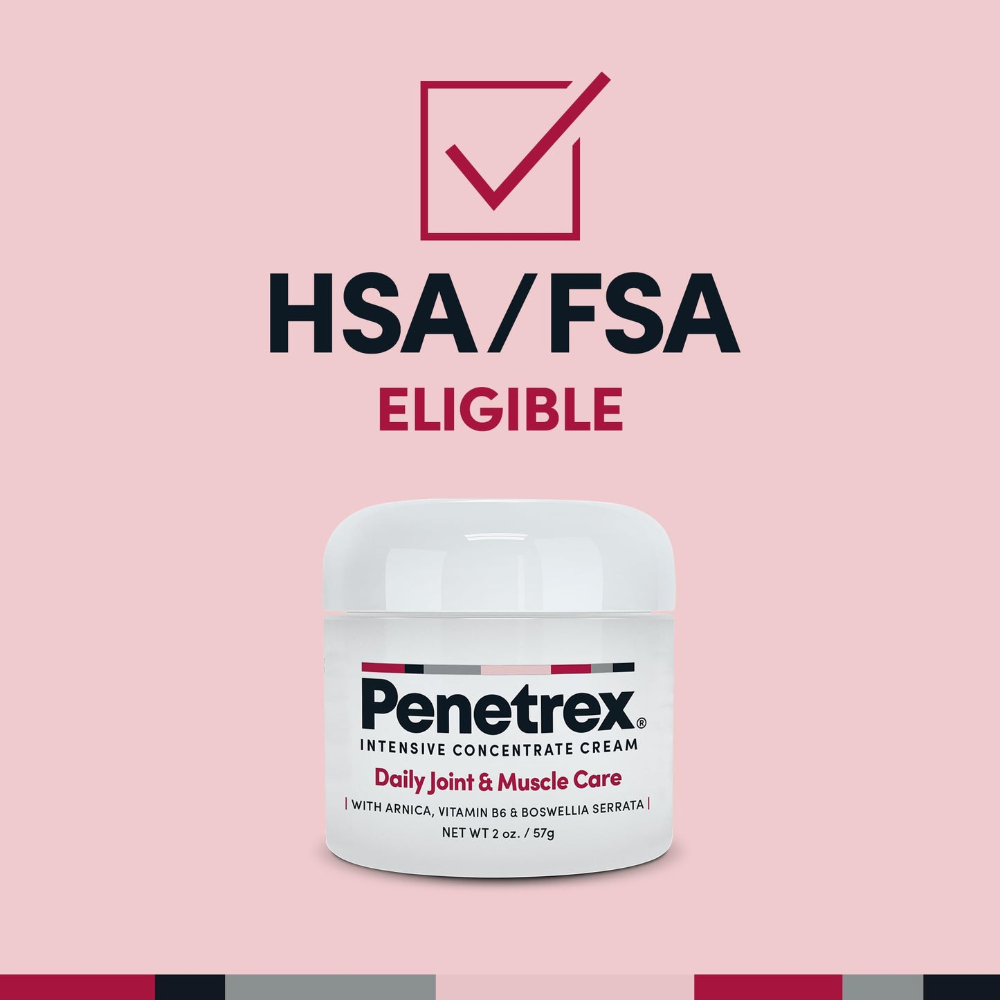 Penetrex Joint & Muscle Therapy - Soothing Muscle Rub for Back, Neck, Hands, Feet - Premium Whole Body Rub with Arnica, Vitamin B6 MSM & Boswellia - Non-Greasy 2oz Cream - Medaid International