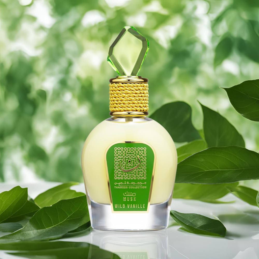 Lattafa Thameen Collection Musk Wild Vanille Eau de Parfum Spray for Women, 3.4 Ounce - Medaid International