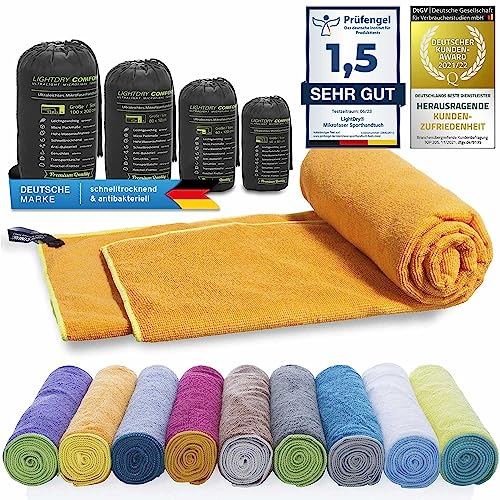 LightDry - Quick-Drying Microfiber Backpack Towel, Antibacterial, Lightweight, Absorbent