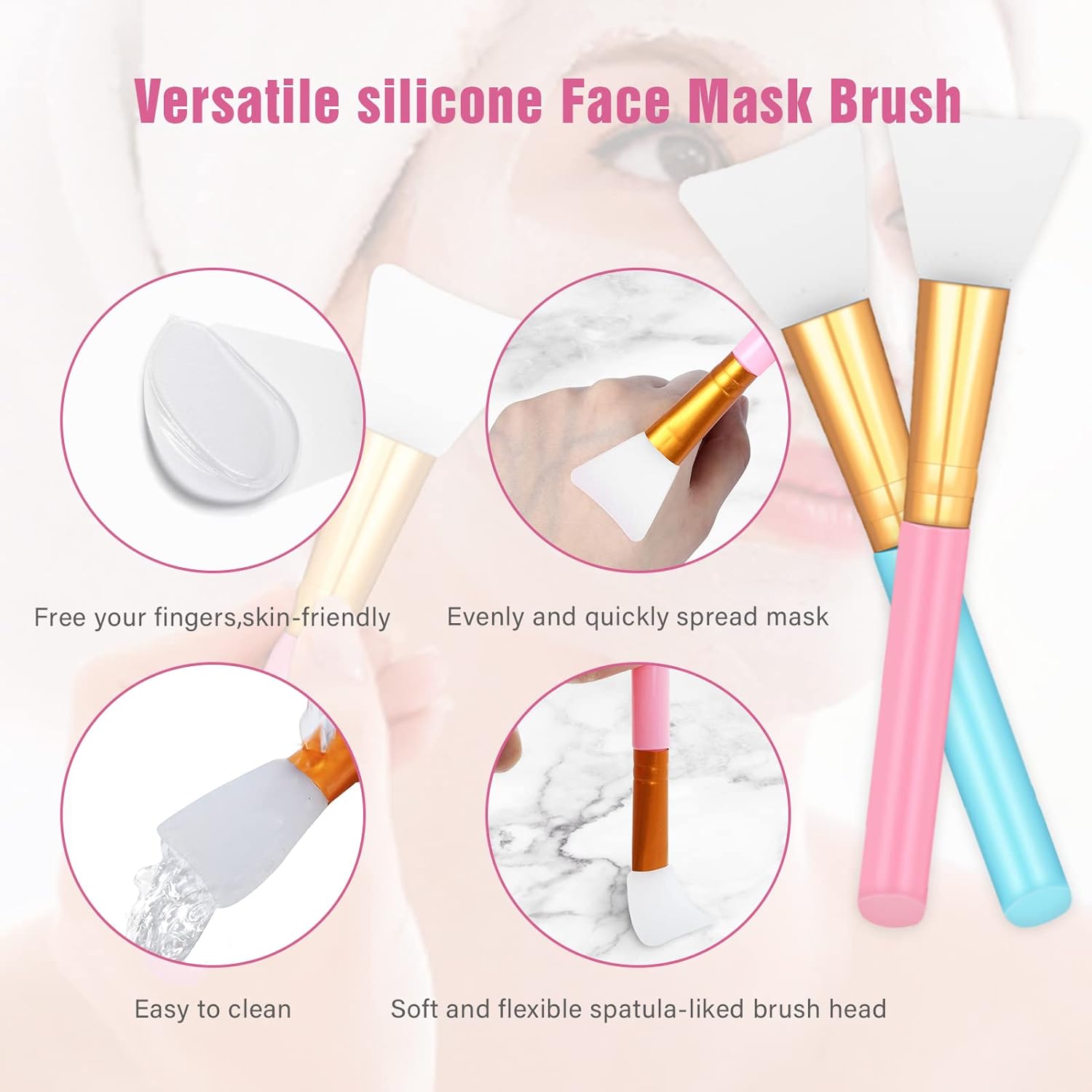 Silicone Facial Mask Brush - Medaid International