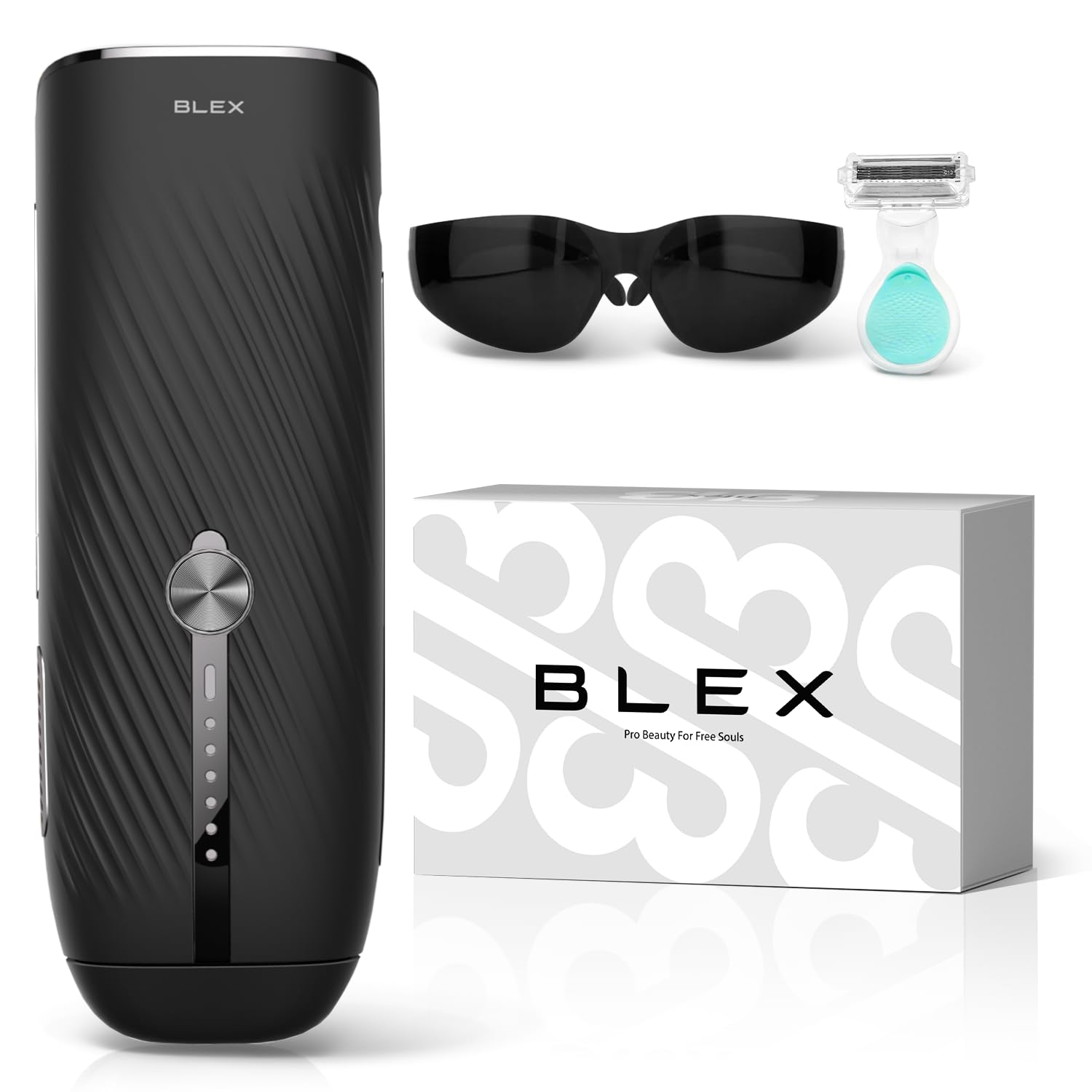 Blex Laser Hair Removal for Women and Men, IPL Hair Removal Device Effective in 2 Weeks, with Ultra-Fast 0.2s Light Emission, Comfortable and Painless, Black - Medaid International