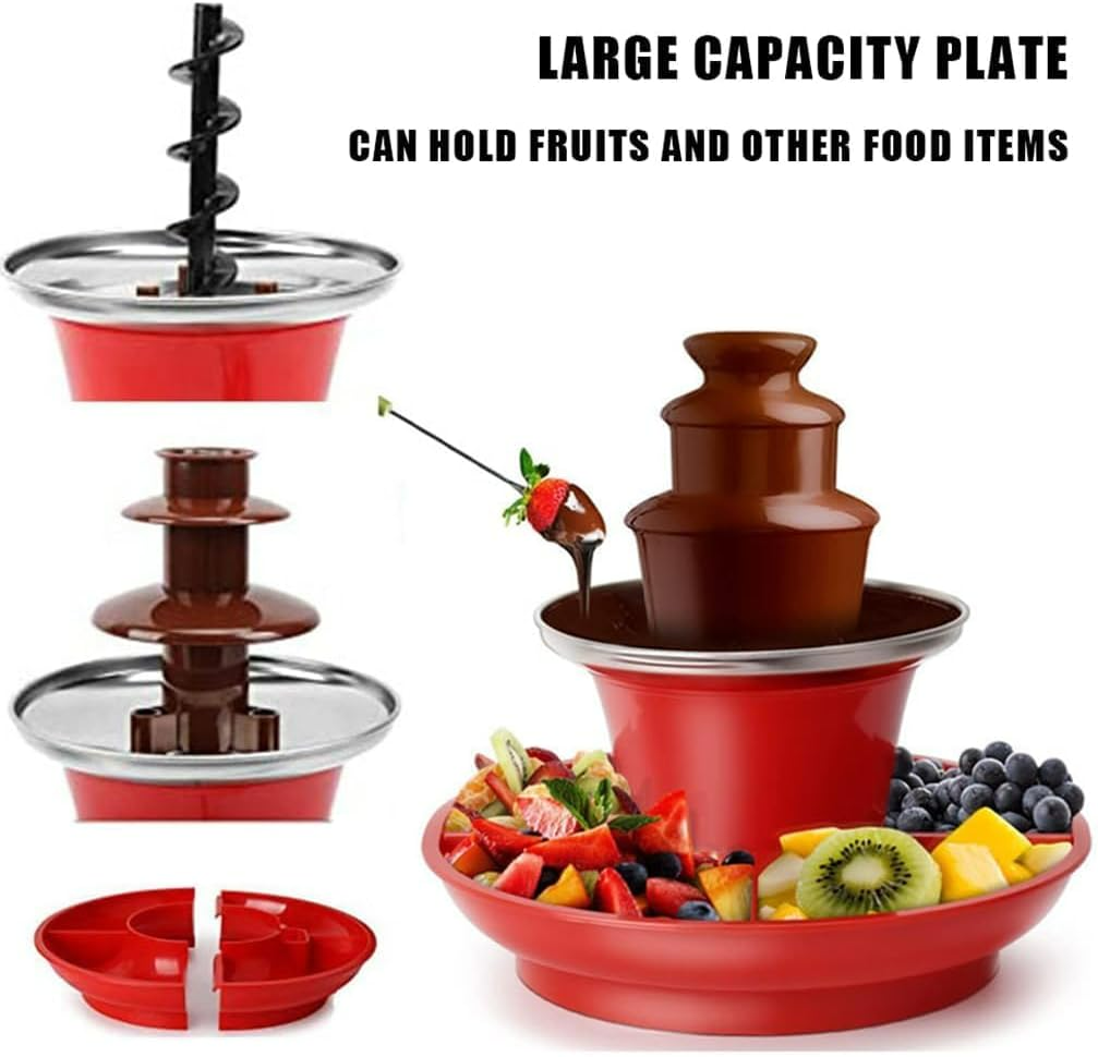 Chocolate Fountain Machine, Mini Fondue Set - Medaid International
