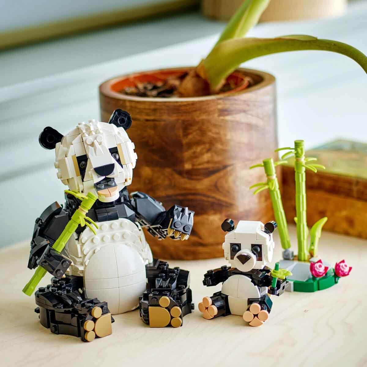 Lego Creator Animal: Panda Toy Birthday Present Block 31165 for Girls Boys 8 Years 9 10 Years Old Elementary School Animal Creature - Medaid International