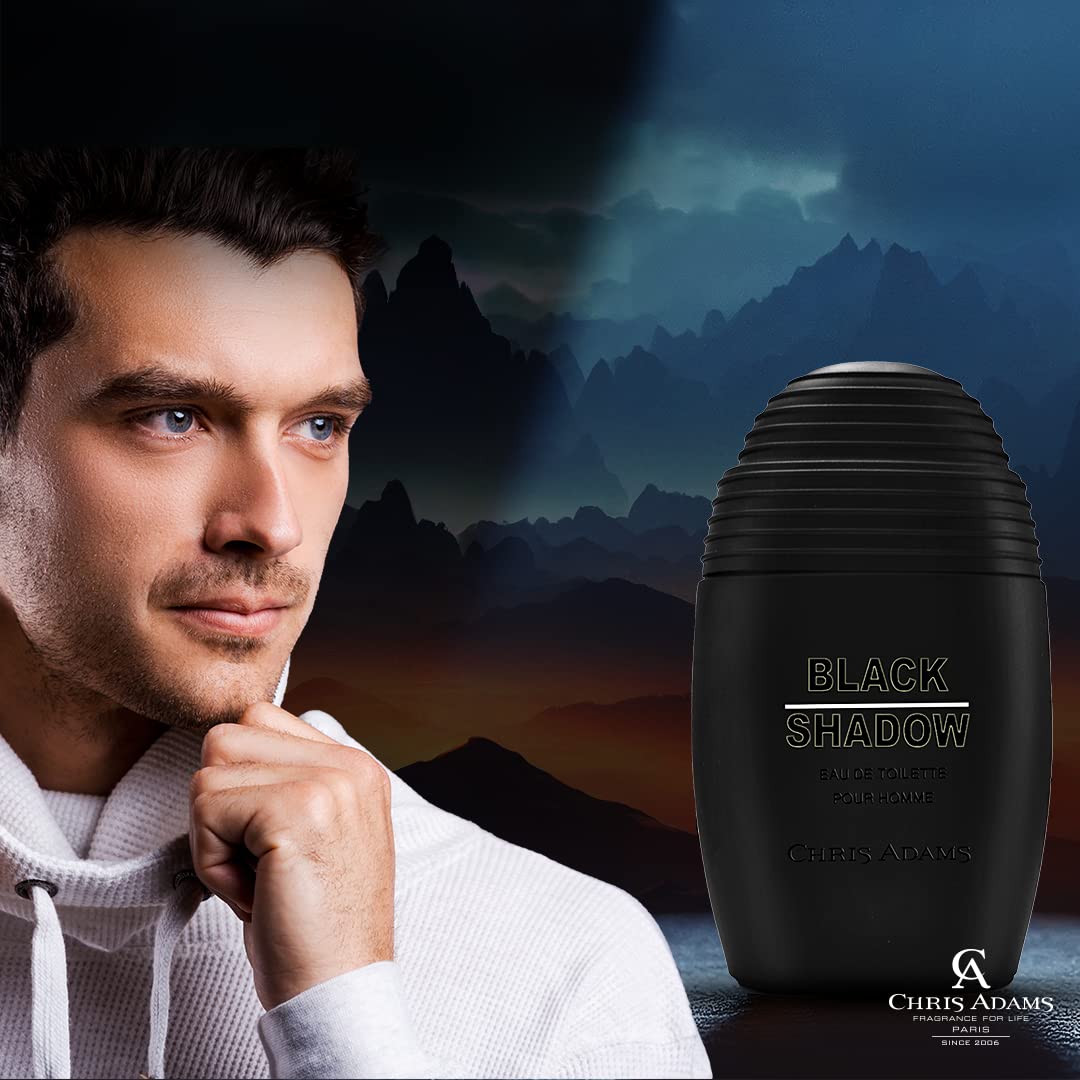 Chris Adams Eau De Toilette (Black Shadow), 100ml - Medaid International